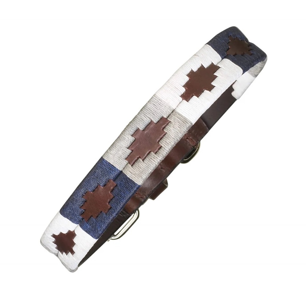 Pampeano Dog Collar Roca Color Way Size Small Argentina Gaucho Print